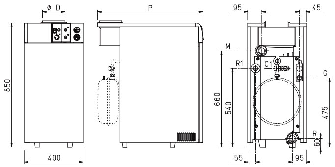 Размеры Sime RX 19-26 CE IONO