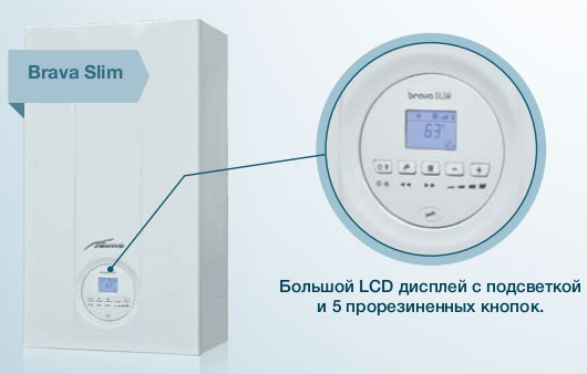 Панель управления котла Sime Brava Slim