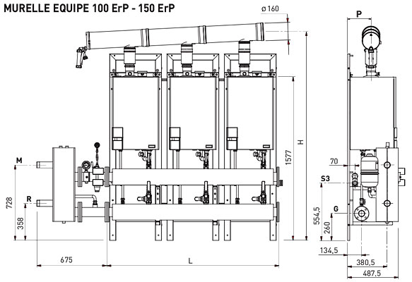 Размеры Sime Murelle Equipe 100-150 ErP