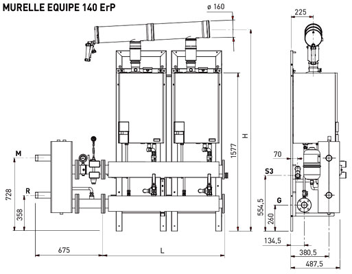 Размеры Sime Murelle Equipe 140 ErP