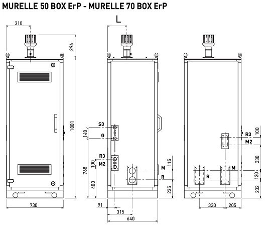 Нажмите для увеличения Размеры Sime Murelle Equipe 50-70 Box ErP